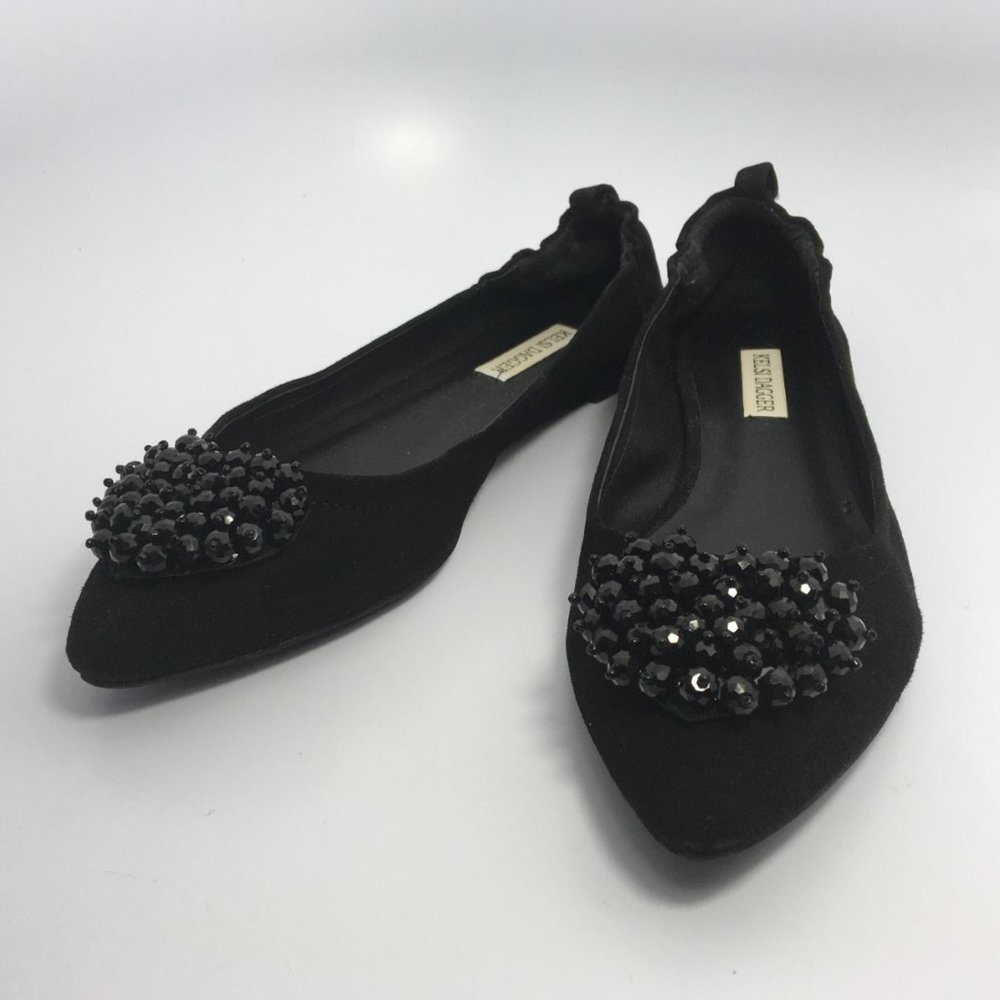 Kelsi Dagger Luvy Black Suede  9M